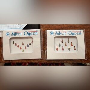 Gold and Multicolor Fancy Bindis